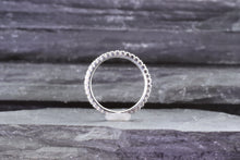 Load image into Gallery viewer, White 14 K Eternity Band Anniversary Ring With 38 Round Diamonds, View #6