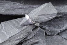 Load image into Gallery viewer, White Platinum Channel Set Wedding Band With 6 Baguette Diamonds, View #3