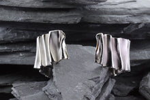 Load image into Gallery viewer, White Sterling Silver Cuff Bracelet With Fresh Water Pearls, View #5