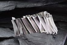 Load image into Gallery viewer, White Sterling Silver Cuff Bracelet, View #2