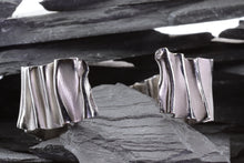 Load image into Gallery viewer, White Sterling Silver Cuff Bracelet, View #6