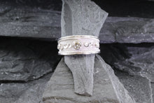 Load image into Gallery viewer, ady's White 18 Karat Satin & Polished Contemporary Fashion Ring, View #1