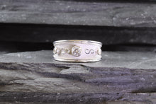 Load image into Gallery viewer, Lady's White 18 Karat Satin & Polished Contemporary Fashion Ring, View #4