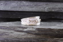 Load image into Gallery viewer, Lady's White 18 Karat Satin & Polished Contemporary Fashion Ring, View #6