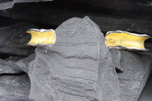 Load image into Gallery viewer, One Sterling Silver Satin & Polished Bangle Bracelet With One Trillian Garnet, View #5