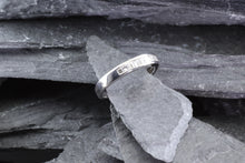 Load image into Gallery viewer, 14K White Gold Ladies Band Set With Baguette and Princess Cut Diamonds, View #3

