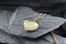 Load image into Gallery viewer, 14K Yellow Gold Aspen Leaf Pendants, View #5
