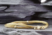 Load image into Gallery viewer, 16&quot; Gold Plated Sterling Silver Greek Chain With Accents, View #1
