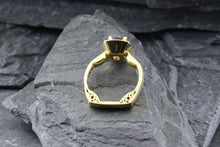 Load image into Gallery viewer, 18K Ballerina Fashion Ring With One Cushion Pink Sapphire And 34 Round Diamonds, View #4
