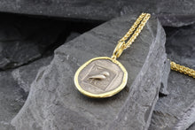 Load image into Gallery viewer, 18 Karat Yellow Gold Bezel Set And Ancient Greek Coin Pendant, Athina, View #5
