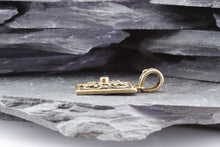 Load image into Gallery viewer, Blackened 18K Yellow Gold Plated Sterling Silver Pendant Set, View #4
