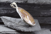 Load image into Gallery viewer, Free Form Agate and Sterling Silver Pendant, View #5
