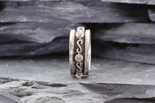 Load image into Gallery viewer, Ornate Blackened Sterling Silver Ring, View #3
