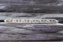 Load image into Gallery viewer, Platinum And 14K Yellow Gold Broach Set With Diamonds, View #1
