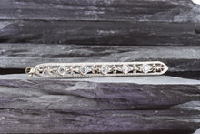Load image into Gallery viewer, Platinum And 14K Yellow Gold Broach Set With Diamonds
