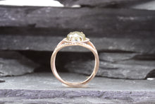 Load image into Gallery viewer, Rose 14 Karat Antique Fashion Ring With Navette-Cut Diamond, View #5
