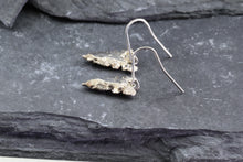 Load image into Gallery viewer, Small Sterling Silver Arrowhead Earrings, View #5
