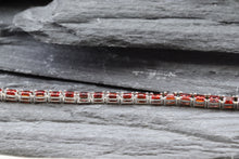 Load image into Gallery viewer, Sterling Silver And Ruby Tennis Bracelet Set With: 46 Princess Cut Rubies, View #3
