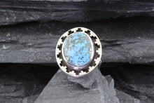 Load image into Gallery viewer, Sterling Silver And Turquoise Ring View  #1
