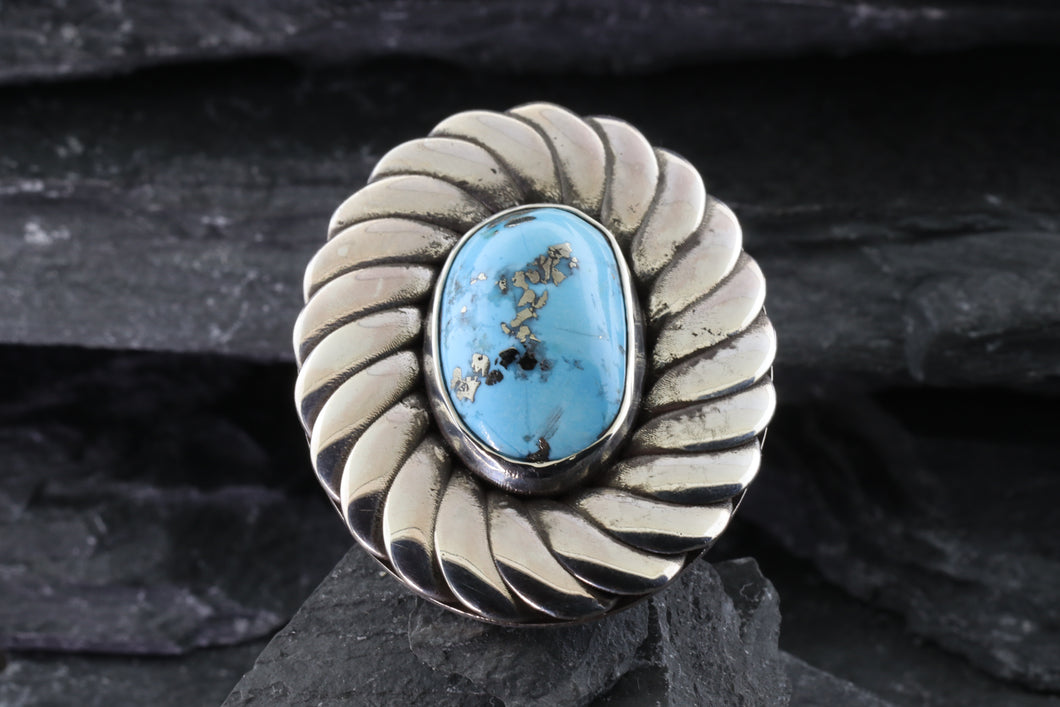 Sterling Silver And Turquoise Ring, View #1