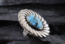 Load image into Gallery viewer, Sterling Silver And Turquoise Ring, View #2
