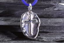 Load image into Gallery viewer, Sterling Silver Embossed Alpinvita Pendant With Sport Necklace, 20, Sterling Silver Clasp, View #1
