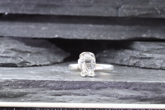 Sterling Silver Herkimer Diamond Ring, Size 6.75, View #1