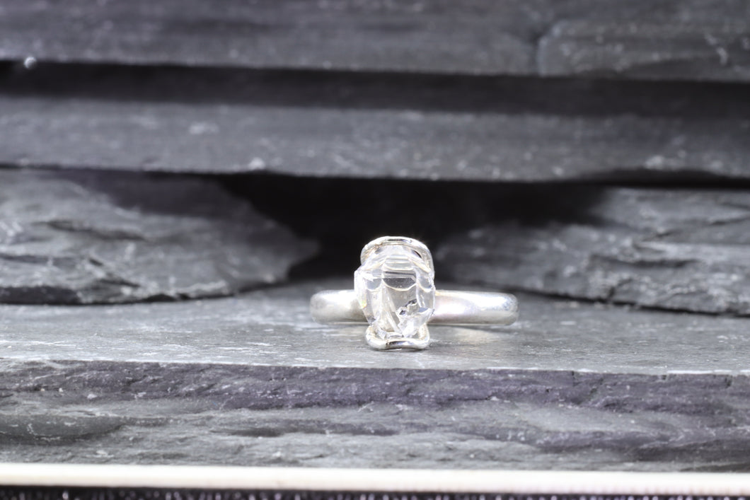 Sterling Silver Herkimer Diamond Ring, Size 6.75, View #1