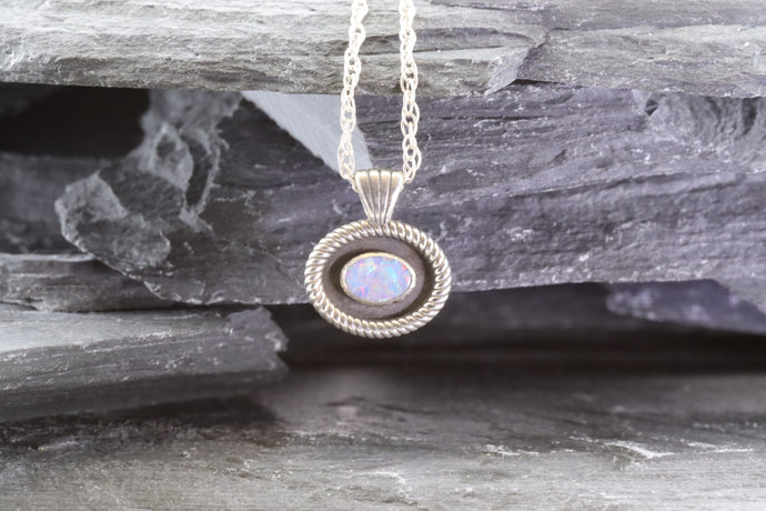 Sterling Silver Opal Doublet, View #1