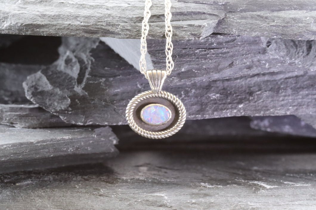 Sterling Silver Opal Doublet, View #1