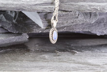 Load image into Gallery viewer, Sterling Silver Opal Doublet Pendant Set, View #2
