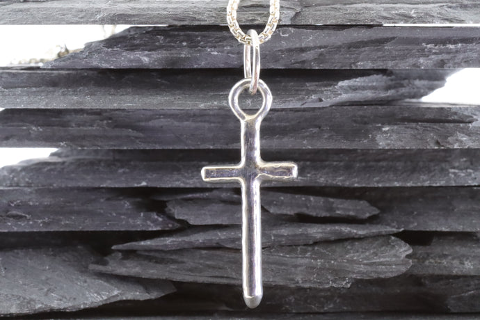 Sterling Silver Wandering Saints Cross Pendant, View #1