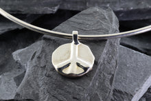 Load image into Gallery viewer, Sterling Silver Wandering Saints Peace Pendant
