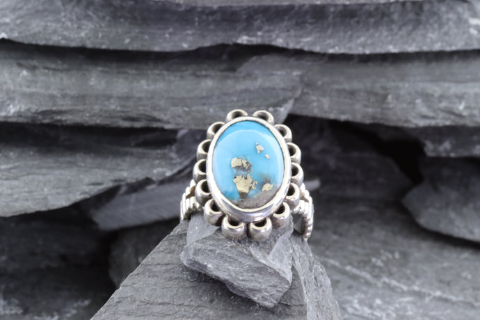 Sterling Silver and Turquoise Ring, View #1