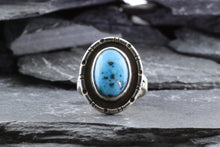 Load image into Gallery viewer, Sterling Silver and Turquoise Ring, View #1
