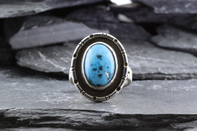 Sterling Silver and Turquoise Ring, View #1