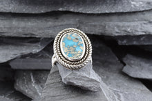 Load image into Gallery viewer, Sterling Silver and Turquoise Ring, View #2
