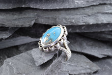 Load image into Gallery viewer, Sterling Silver and Turquoise Ring, View #2
