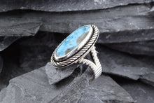 Load image into Gallery viewer, Sterling Silver and Turquoise Ring, View #2
