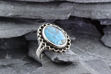 Load image into Gallery viewer, Sterling Silver and Turquoise Ring, View #2
