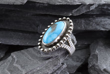 Load image into Gallery viewer, Sterling Silver and Turquoise Ring, View #3
