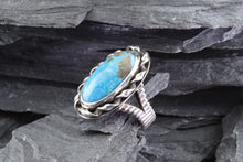 Load image into Gallery viewer, Sterling Silver and Turquoise Ring, View #3
