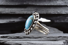 Load image into Gallery viewer, Sterling Silver and Turquoise Ring, View #3
