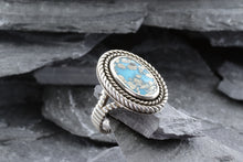 Load image into Gallery viewer, Sterling Silver and Turquoise Ring, View #3
