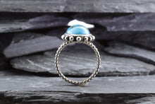 Load image into Gallery viewer, Sterling Silver and Turquoise Ring, View #4
