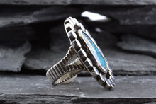 Load image into Gallery viewer, Sterling Silver and Turquoise Ring, View #4
