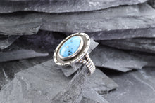 Load image into Gallery viewer, Sterling Silver and Turquoise Ring, View #4
