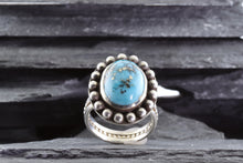 Load image into Gallery viewer, Sterling Silver and Turquoise Ring, View #4
