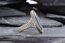 Load image into Gallery viewer, Sterling Silver and Turquoise Ring, View #5
