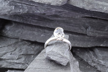 Load image into Gallery viewer, This Herkimer Diamond Is Set In Sterling Silver Size 5.5, View #2

